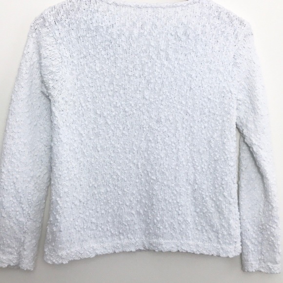 |J Jill| Textured Cotton Pullover Sweater Sz XS - Picture 5 of 5